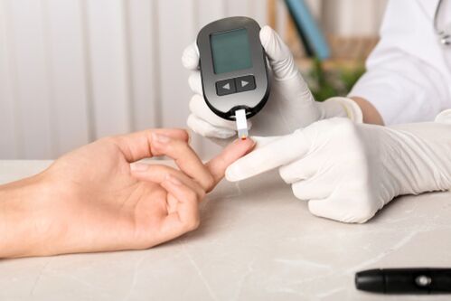 Bloedbemonstering voor diabetes